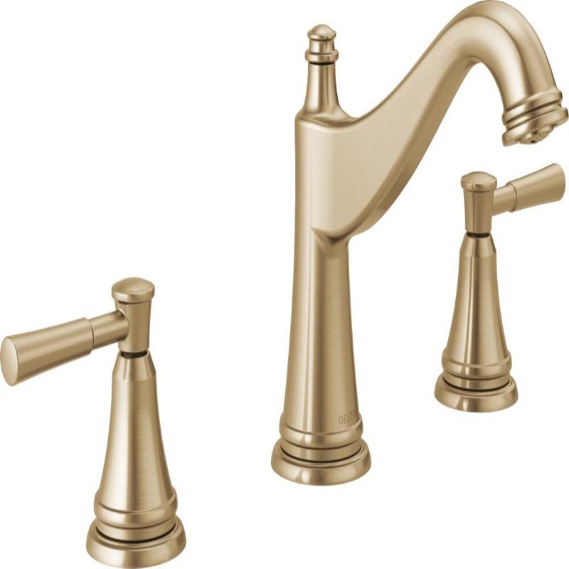 Delta Mylan Widespread Faucet 2handle Bathroom Faucet with Drain